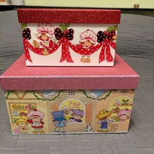 NEW 2025 Set Strawberry shortcake Gift / Storage Boxes
